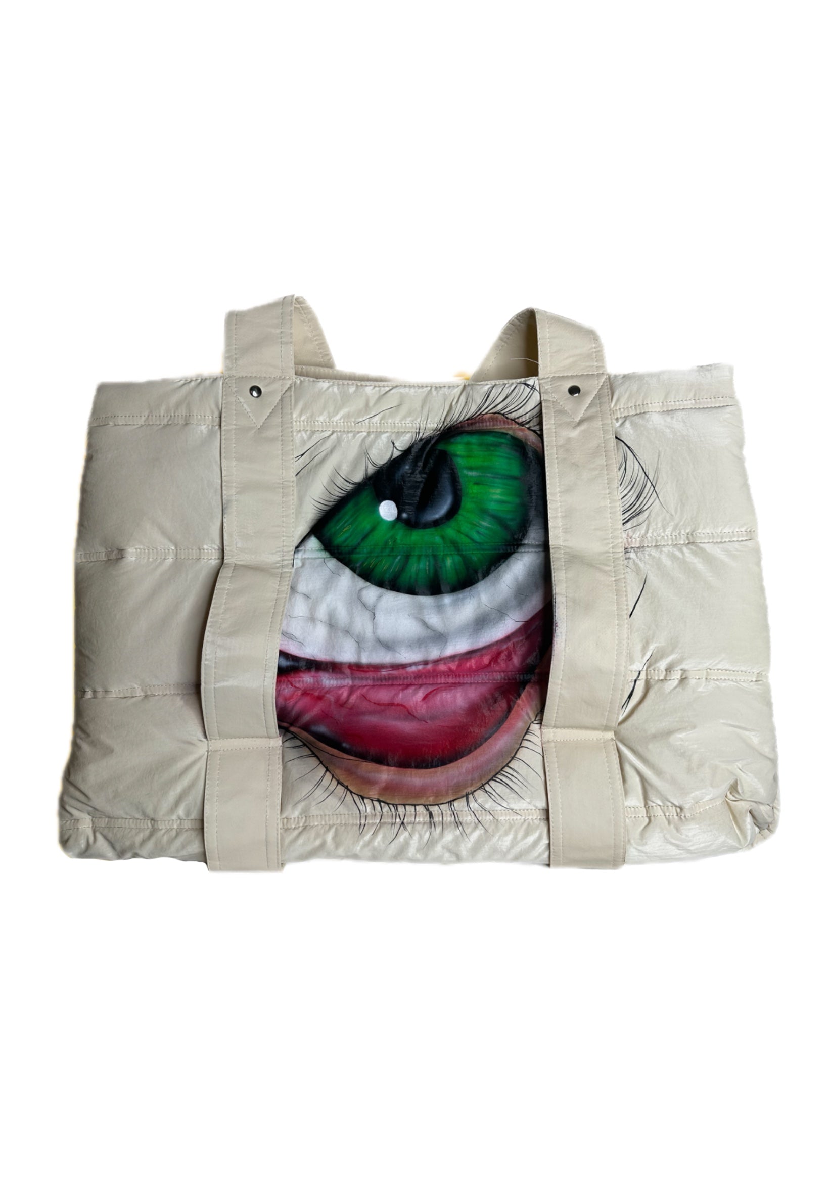 “Eye” Puffer Bag